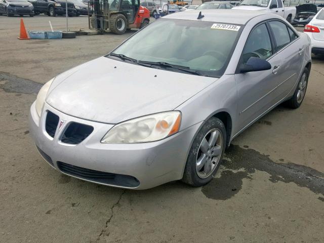 1G2ZH57N384141376 - 2008 PONTIAC G6 GT SILVER photo 2