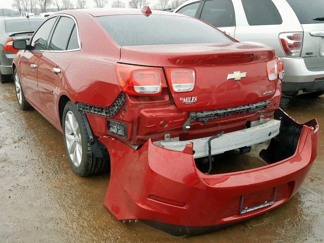 1G11E5SA4DF136734 - 2013 CHEVROLET MALIBU 2LT RED photo 3