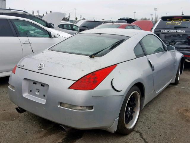 JN1AZ34E36M351247 - 2006 NISSAN 350Z COUPE SILVER photo 4