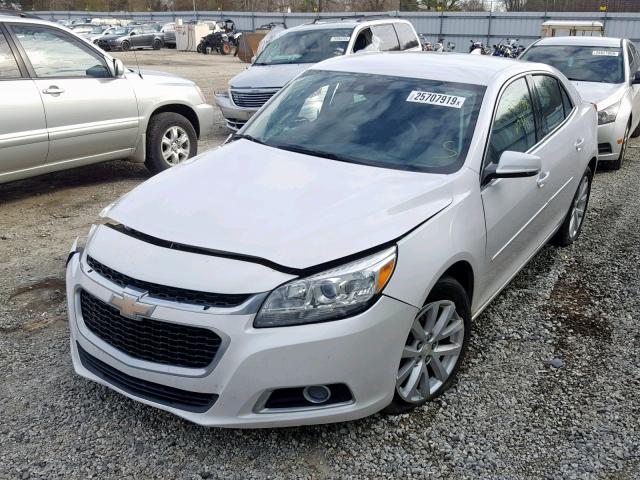 1G11E5SX7FF231554 - 2015 CHEVROLET MALIBU 2LT WHITE photo 2