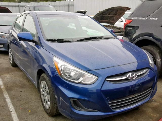 KMHCT4AE2HU180460 - 2017 HYUNDAI ACCENT SE BLUE photo 1