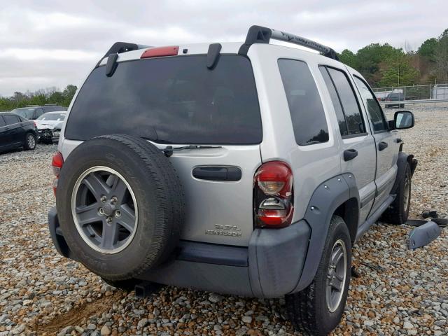 1J4GK38K86W239442 - 2006 JEEP LIBERTY RE GRAY photo 4