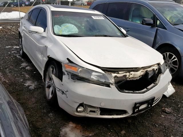 19UUA9F55CA012408 - 2012 ACURA TL WHITE photo 1