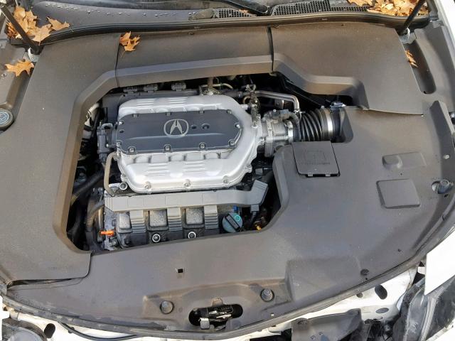 19UUA9F55CA012408 - 2012 ACURA TL WHITE photo 7