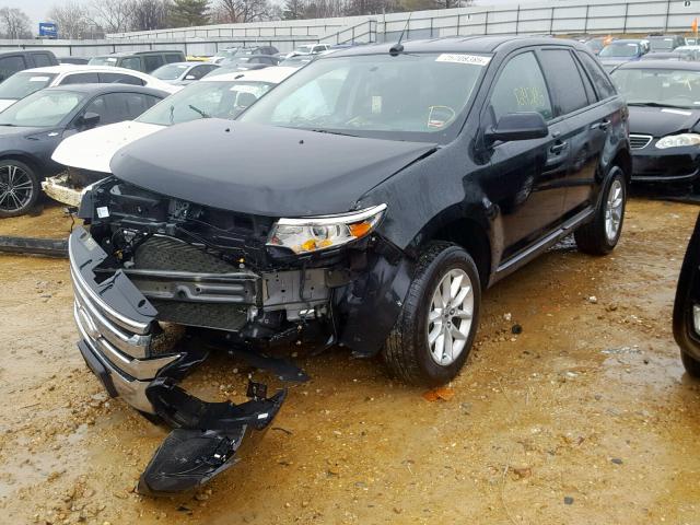 2FMDK3GC6DBA97802 - 2013 FORD EDGE SE BLACK photo 2