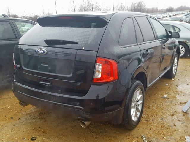 2FMDK3GC6DBA97802 - 2013 FORD EDGE SE BLACK photo 4