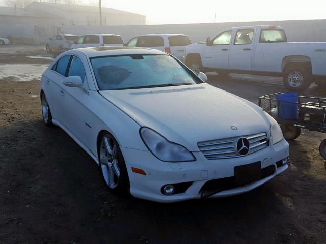 WDDDJ77X87A094696 - 2007 MERCEDES-BENZ CLS 63 AMG WHITE photo 1