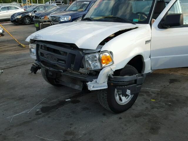 1FTKR1AD9BPA29822 - 2011 FORD RANGER WHITE photo 10