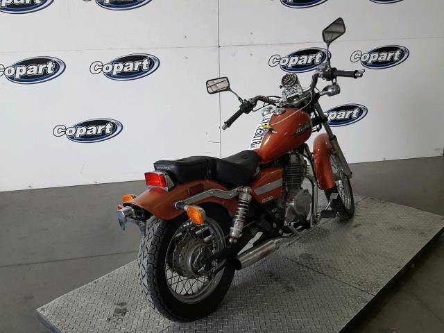 JH2MC13135K100423 - 2005 HONDA CMX250 C ORANGE photo 4