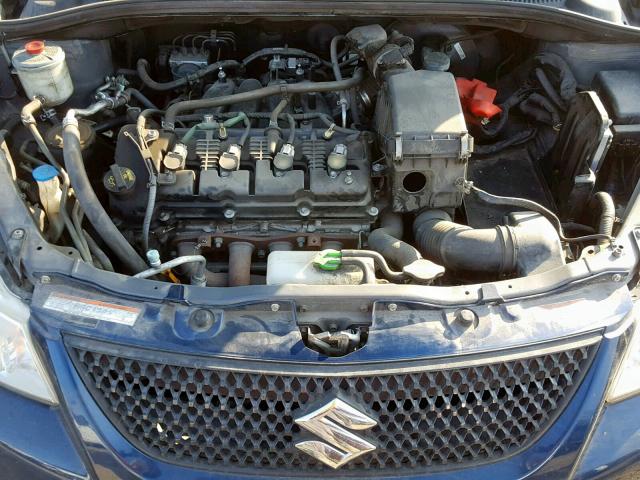 JS2YC5A26A6302274 - 2010 SUZUKI SX4 LE BLUE photo 7