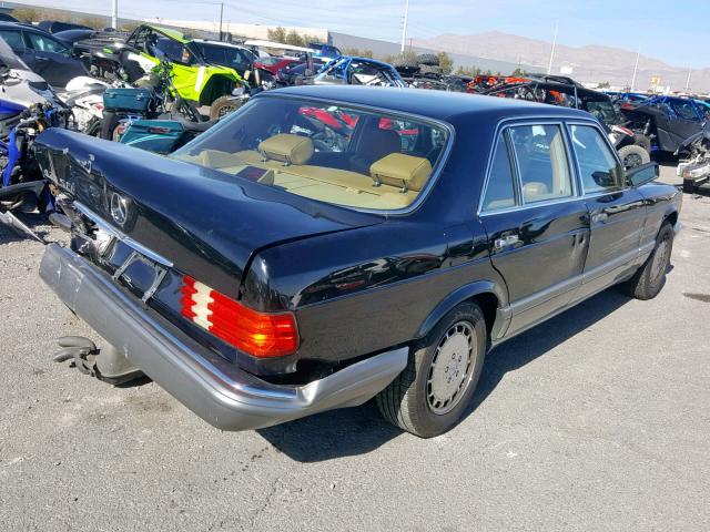 WDBCA35D1GA262829 - 1986 MERCEDES-BENZ 420 SEL BLACK photo 4