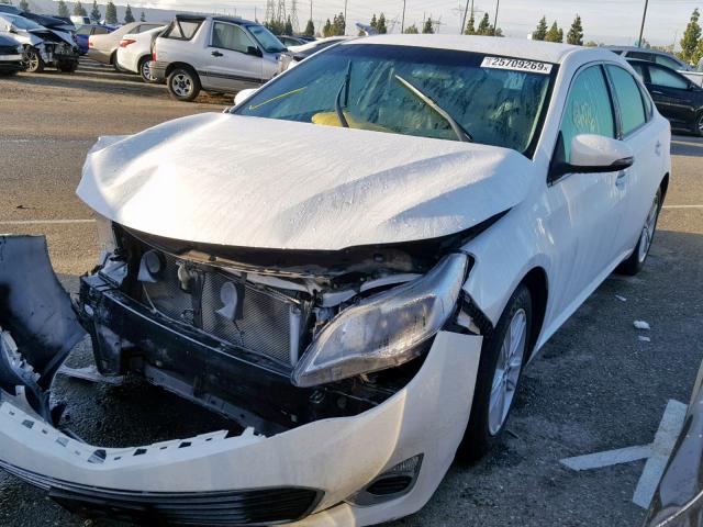 4T1BK1EB8FU149045 - 2015 TOYOTA AVALON XLE WHITE photo 2