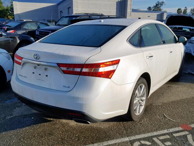 4T1BK1EB8FU149045 - 2015 TOYOTA AVALON XLE WHITE photo 4