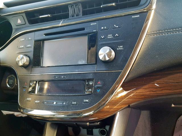 4T1BK1EB8FU149045 - 2015 TOYOTA AVALON XLE WHITE photo 9