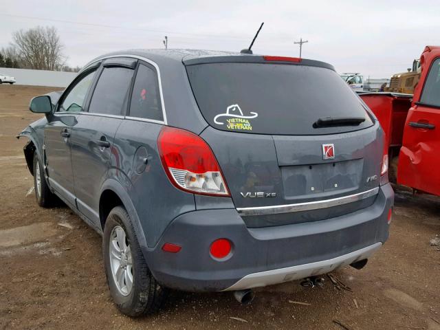 3GSDL43N29S609768 - 2009 SATURN VUE XE GRAY photo 3