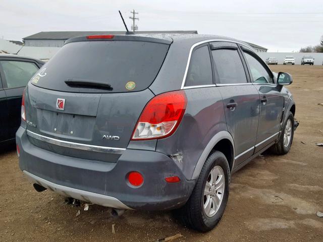 3GSDL43N29S609768 - 2009 SATURN VUE XE GRAY photo 4