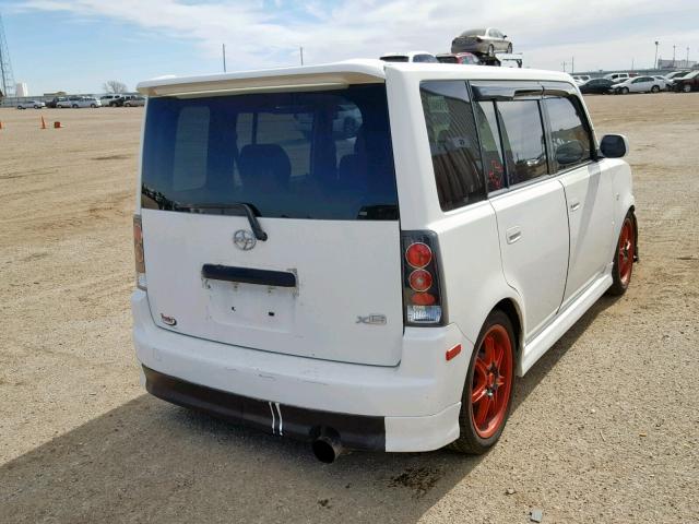 JTLKT324054015717 - 2005 TOYOTA SCION XB 白色 照片 4