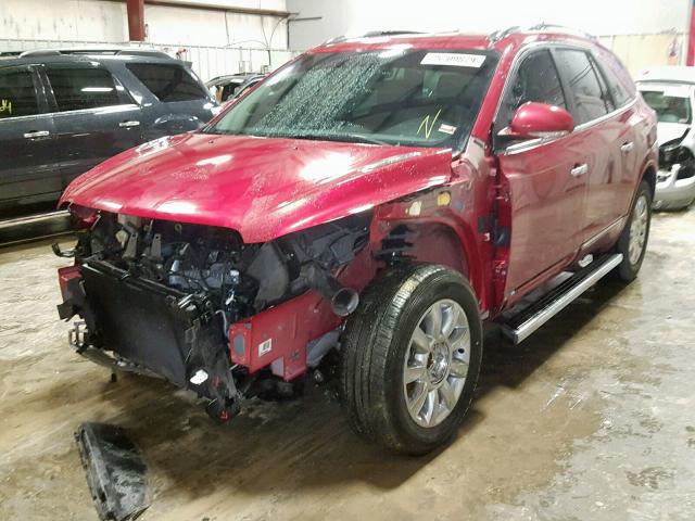 5GAKRDKD3DJ253238 - 2013 BUICK ENCLAVE RED photo 2