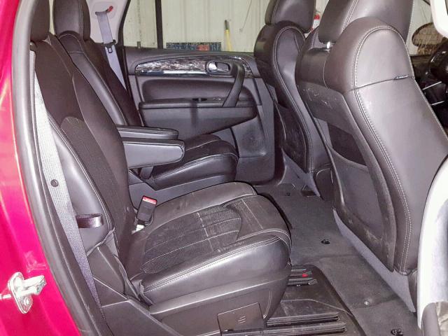 5GAKRDKD3DJ253238 - 2013 BUICK ENCLAVE RED photo 6