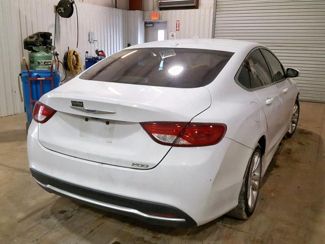 1C3CCCAB3GN112427 - 2016 CHRYSLER 200 LIMITE WHITE photo 4