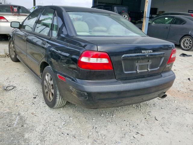 YV1VS29541F669889 - 2001 VOLVO S40 1.9T BLACK photo 3