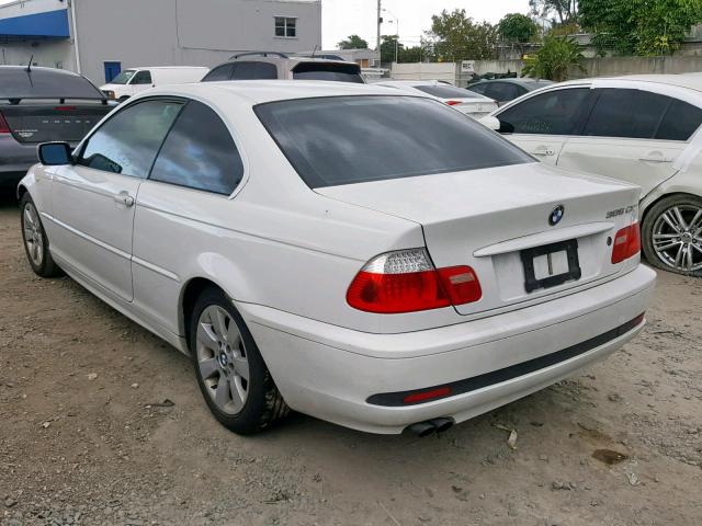 WBABD33496PL09993 - 2006 BMW 325 CI WHITE photo 3