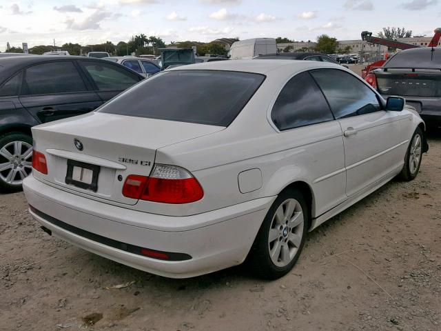 WBABD33496PL09993 - 2006 BMW 325 CI WHITE photo 4