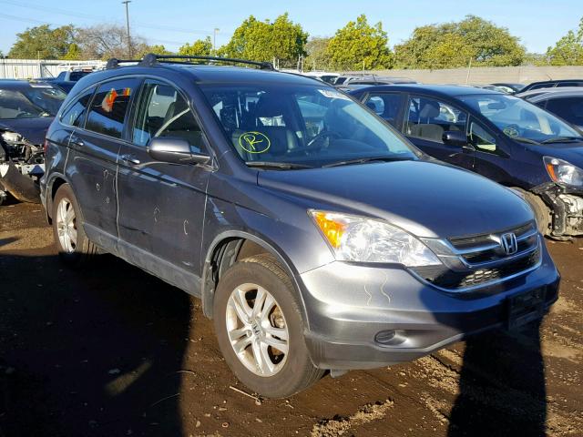 JHLRE4H79BC016526 - 2011 HONDA CR-V EXL GRAY photo 1