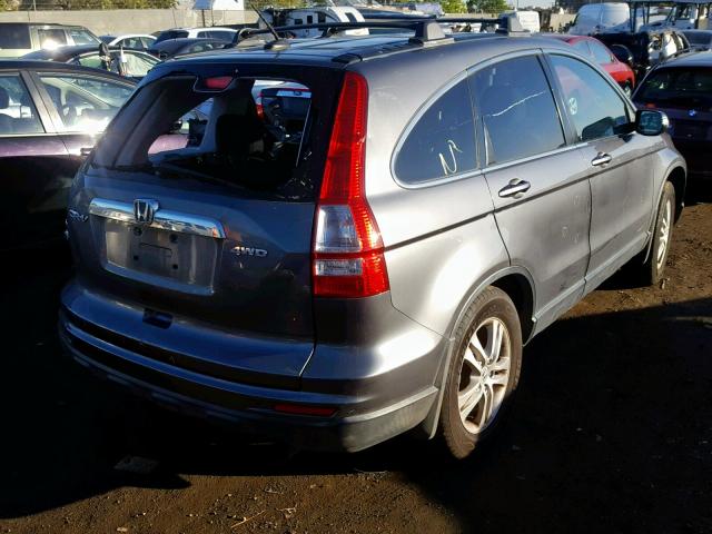 JHLRE4H79BC016526 - 2011 HONDA CR-V EXL GRAY photo 4