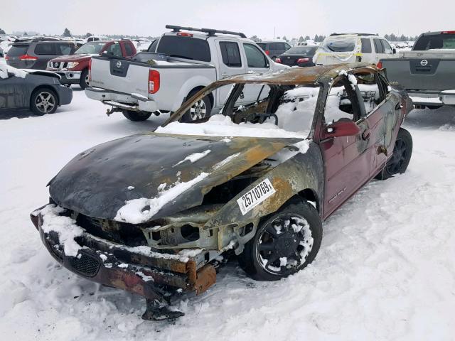 1G2WJ52K1YF292452 - 2000 PONTIAC GRAND PRIX 烧焦的 照片 2