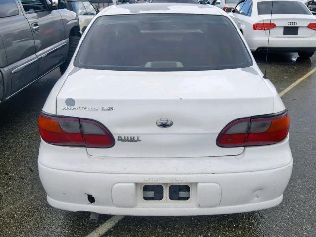 1G1NE52JXY6276293 - 2000 CHEVROLET MALIBU LS WHITE photo 10