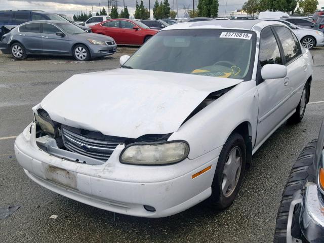 1G1NE52JXY6276293 - 2000 CHEVROLET MALIBU LS WHITE photo 2