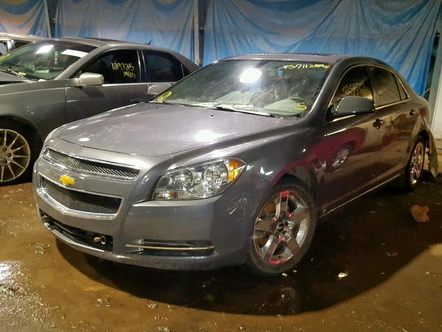 1G1ZH57B894199575 - 2009 CHEVROLET MALIBU 1LT GRAY photo 2