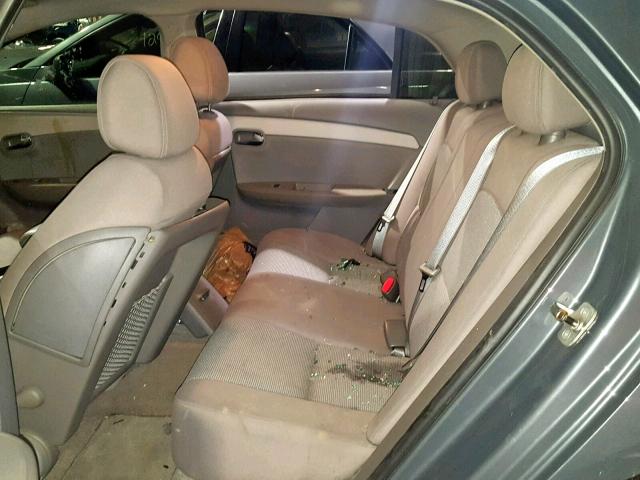 1G1ZH57B894199575 - 2009 CHEVROLET MALIBU 1LT GRAY photo 6