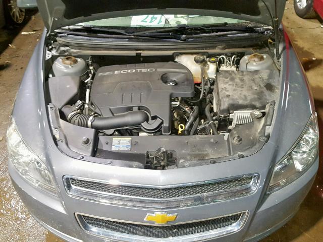 1G1ZH57B894199575 - 2009 CHEVROLET MALIBU 1LT GRAY photo 7