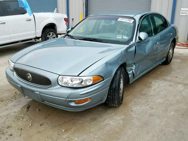 1G4HP54KX34146874 - 2003 BUICK LESABRE CU BLUE photo 2