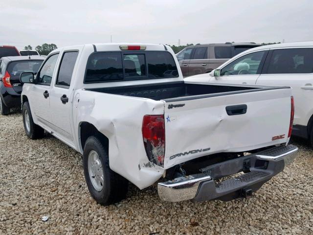 1GTCS43E288211171 - 2008 GMC CANYON SLE WHITE photo 3