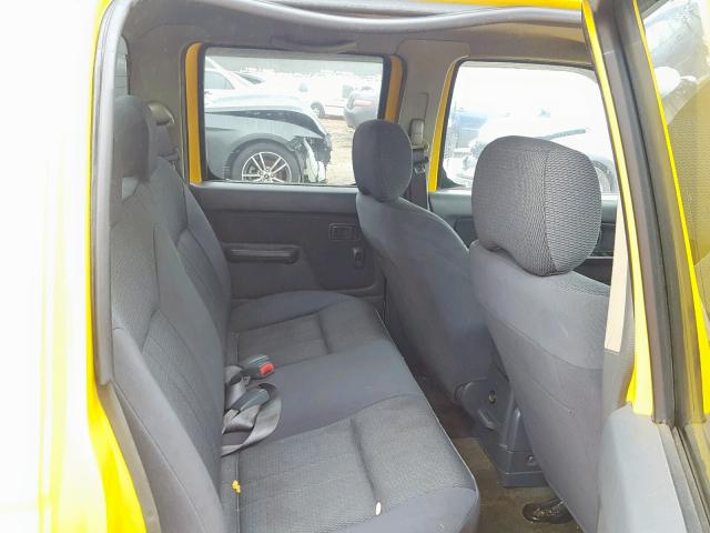 1N6ED27T62C352858 - 2002 NISSAN FRONTIER C YELLOW photo 6