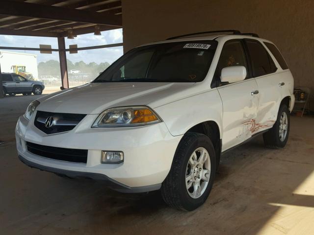 2HNYD18636H549714 - 2006 ACURA MDX TOURIN WHITE photo 2