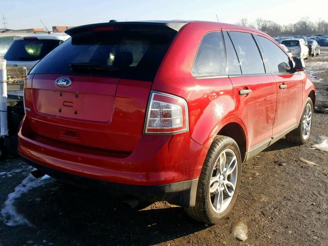 2FMDK3GC6ABB20085 - 2010 FORD EDGE SE RED photo 4