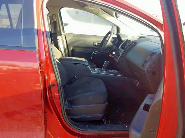 2FMDK3GC6ABB20085 - 2010 FORD EDGE SE RED photo 5