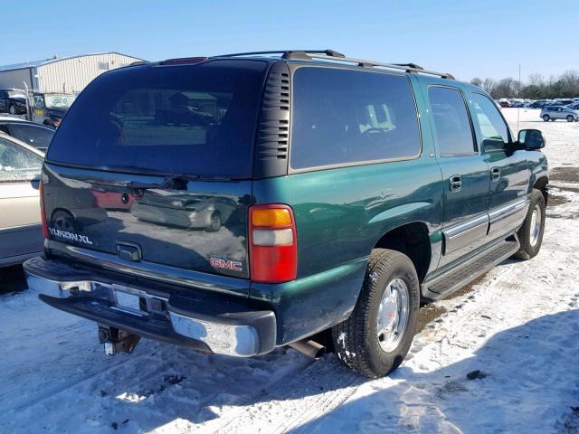 3GKFK16Z42G313829 - 2002 GMC YUKON XL K GREEN photo 4