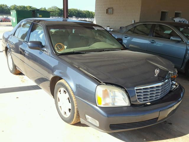 1G6KD54Y41U249697 - 2001 CADILLAC DEVILLE BLUE photo 1