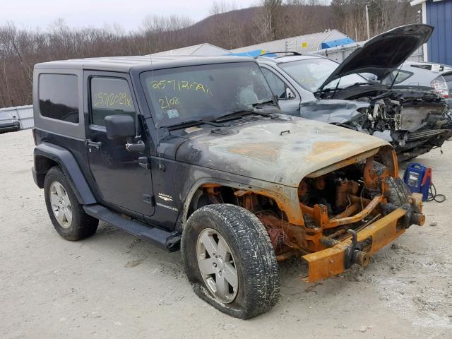 1J4FA54168L519808 - 2008 JEEP WRANGLER S BLACK photo 1