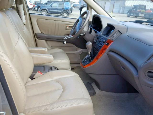 JT6HF10U2Y0163102 - 2000 LEXUS RX 300 GOLD photo 5