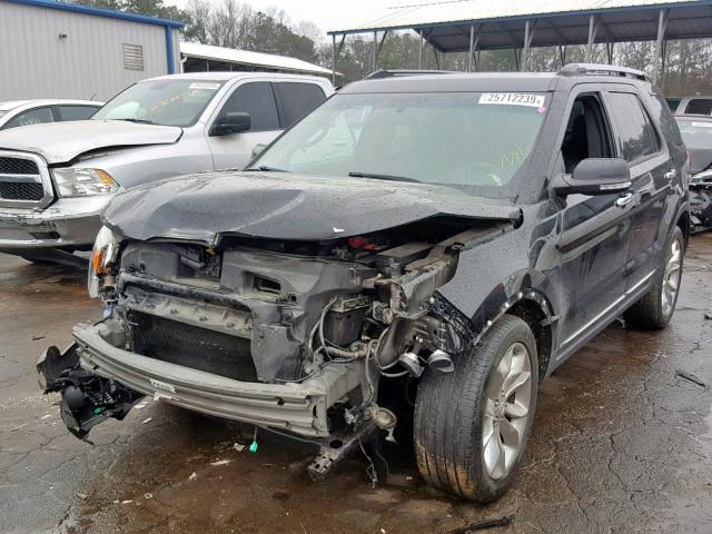 1FM5K7F8XDGC13827 - 2013 FORD EXPLORER L BLACK photo 2