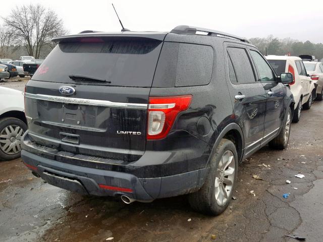 1FM5K7F8XDGC13827 - 2013 FORD EXPLORER L BLACK photo 4