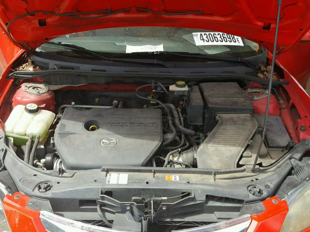 JM1BK32F671698088 - 2007 MAZDA 3 I RED photo 7