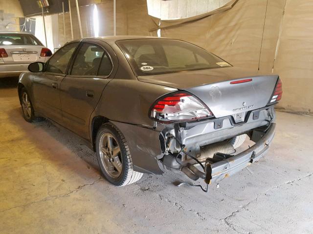 1G2NF52E14M527672 - 2004 PONTIAC GRAND AM S GRAY photo 3