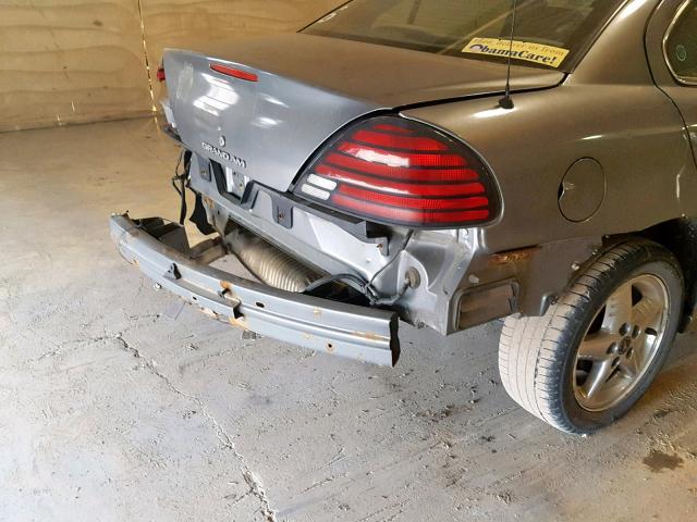 1G2NF52E14M527672 - 2004 PONTIAC GRAND AM S GRAY photo 9